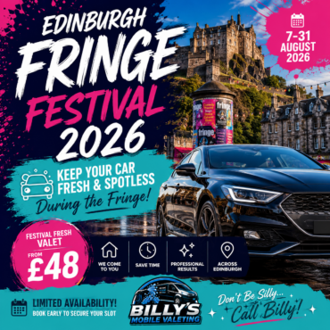 Edinburgh Fringe Car Valeting