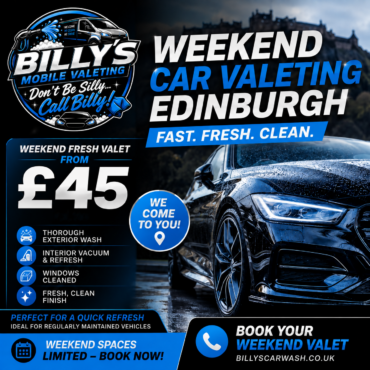 Weekend Valeting Edinburgh